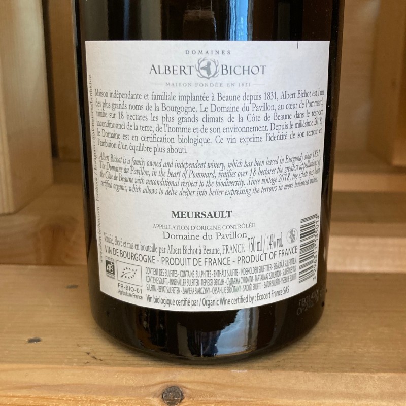 Acheter Meursault 2019 Domaine Du PAVILLON Albert BICHOT